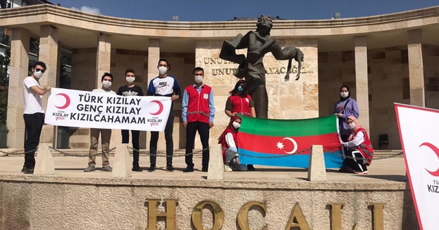 Genç Kızılay’dan Azerbaycan’a destek mesajı