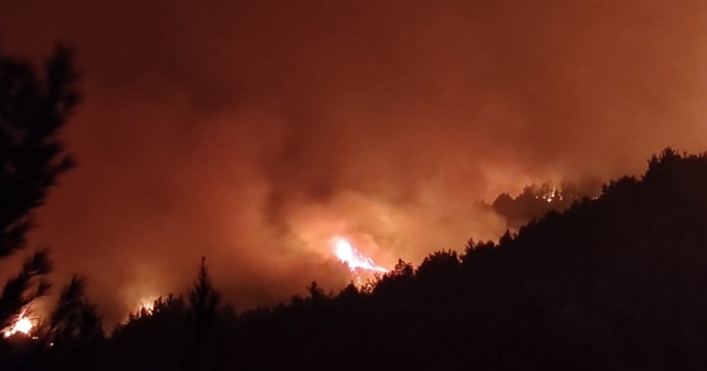 Hatay’da kontrol altına alınan yangın tekrar alevlendi