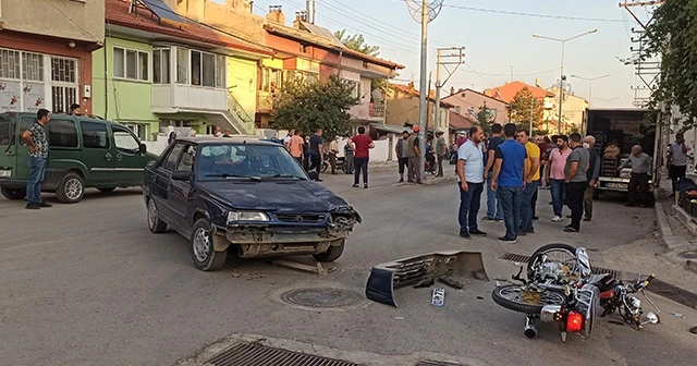 İki saat önce aldığı motosikletiyle kaza yaptı, ağır yaralandı