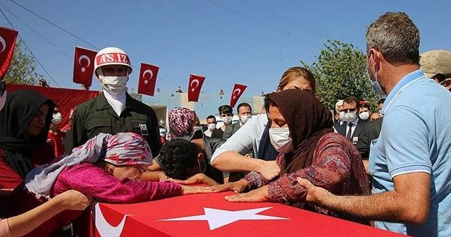 Şehit olan Uzman Çavuş Temelli son yolculuğuna uğurlandı
