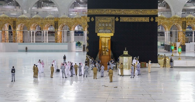 Kabe, gül suyu ve zemzemle yıkandı