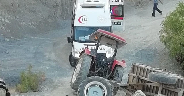 Kahramanmaraş’ta traktör kazası