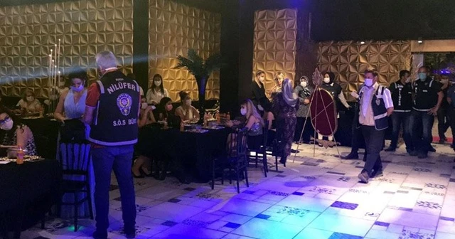Kına eğlencesinde gelin, damat, iş yeri ve davetlilere ceza kesildi