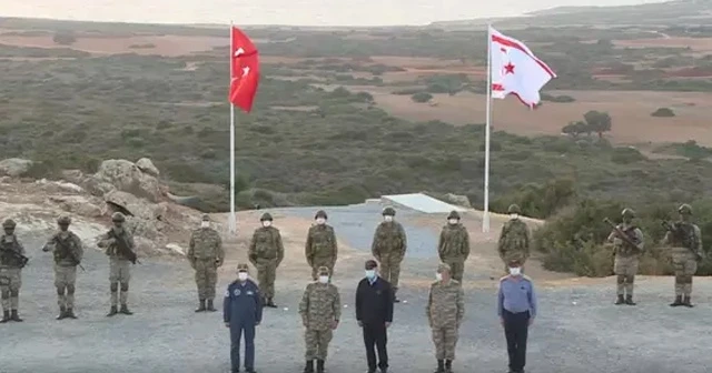 KKTC&#039;de nefes kesen tatbikat! Bakan Akar: 1974&#039;te ne yaptıysak, aynısını yapmaya hazırız