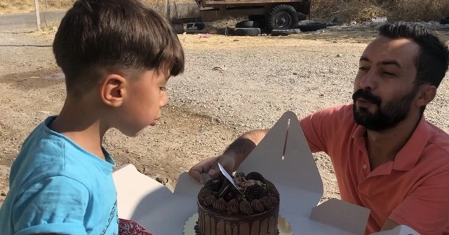 Köylerde yaşayan çocuklara doğum günü sürprizi