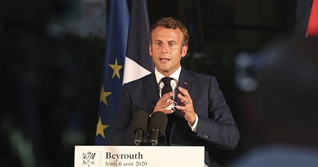 Macron: Lübnan&#039;da 15 gün içerisinde yeni hükümet kurulacak