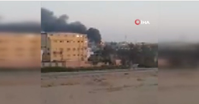 Mısır&#039;da kimya fabrikasında dev yangın