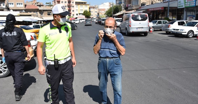 Nevşehir’de maske takmayan 46 kişiye ceza yazıldı