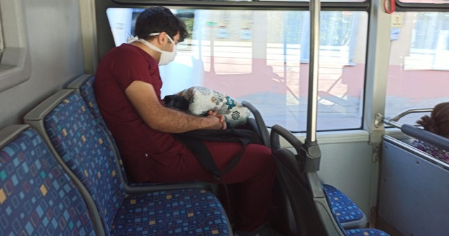 Otobüste uyuyakalan sağlık görevlisi konuştu