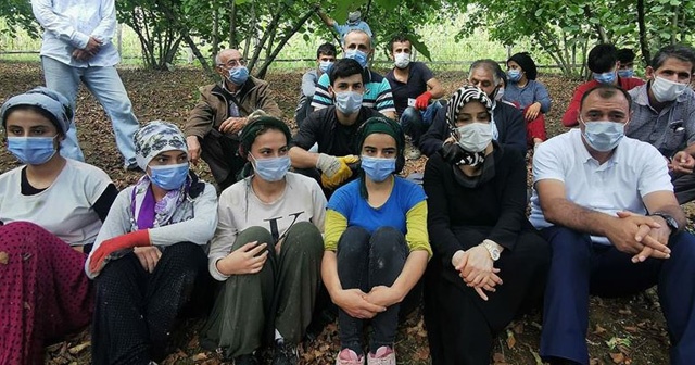 Sakarya Valisi Kaldırım mevsimlik işçileri ziyaret etti