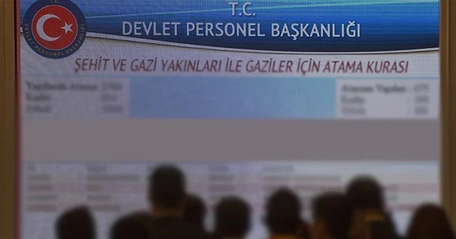 Şehit ve gazi yakınlarının ataması gerçekleştirildi