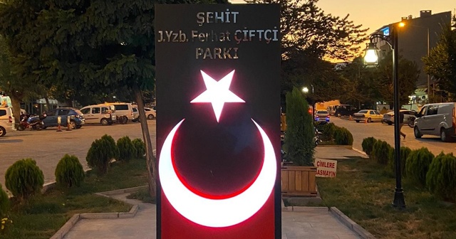 Şehit Yüzbaşı Ferhat Çiftçi’nin adı Kağızman’da parka verildi