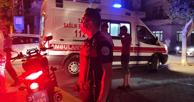 Sokak ortasında darp edilen kadın bayıldı