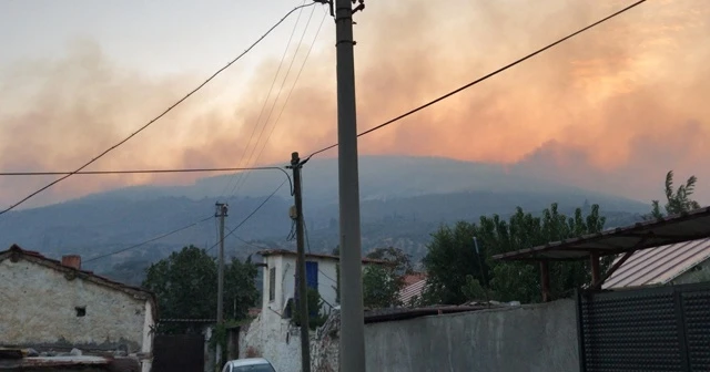 Söke’deki yangında tedbir amaçlı 50 ev tahliye edildi