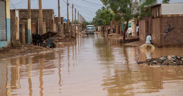 Sudan&#039;ın başkenti Hartum&#039;da şiddetli yağış