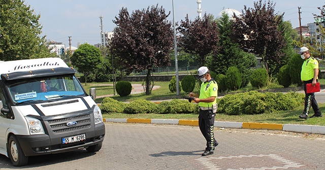 Ticari araçlarda ‘maske’ denetimi