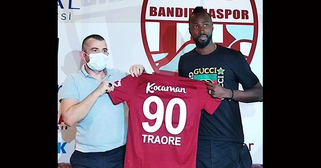 Traore Bandırmaspor&#039;a imzayı attı