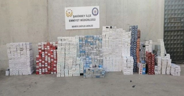 12 bin 960 paket kaçak sigara ele geçirildi