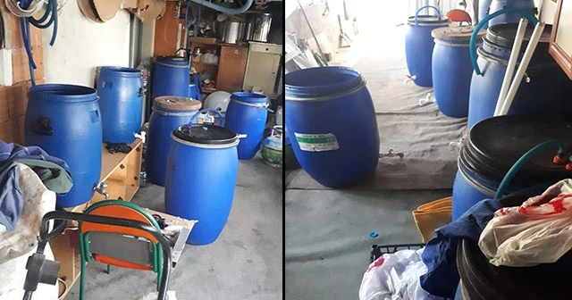 500 litre kaçak içki ele geçirildi