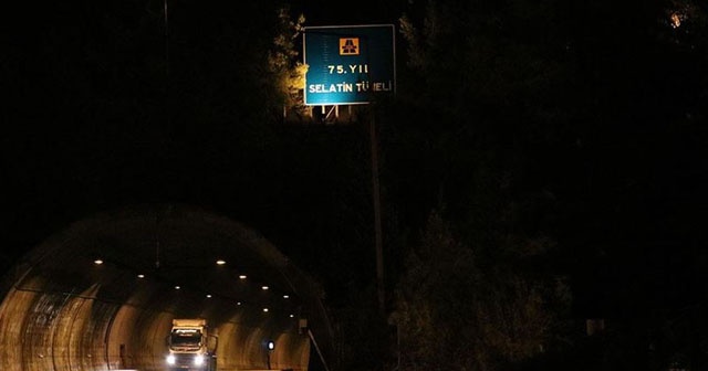 75. Yıl Selatin Tüneli ulaşıma açıldı