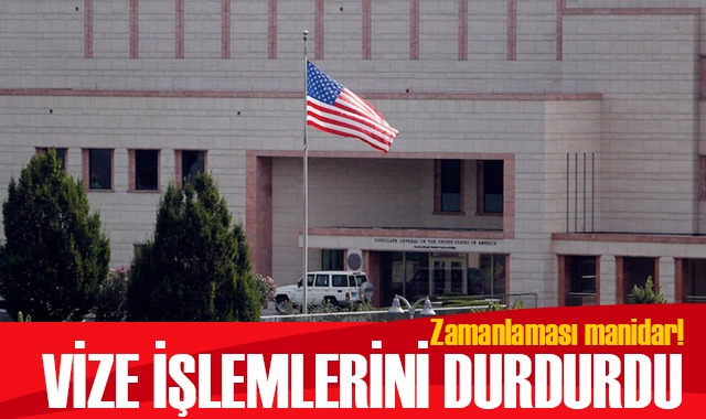 ABD, Türkiye&#039;deki vize işlemlerini durdurdu