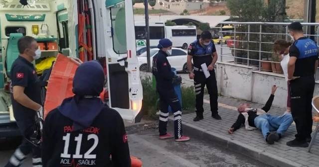 Alkol komasına giren adam ekiplere zor anlar yaşattı