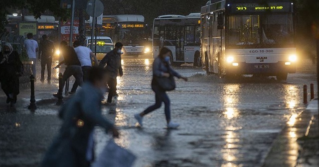 Ankara için kuvvetli sağanak uyarısı