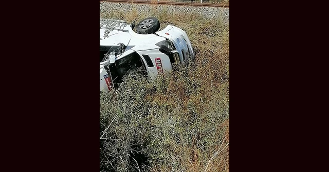 Aydın'da yolcu minibüsü devrildi: 6 yaralı