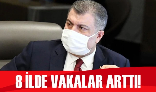 Bakan Koca açıkladı! 8 ilde vakalar arttı