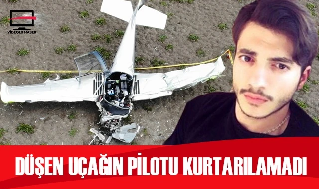 Büyükçekmece'de düşen eğitim uçağının pilotu hayatını kaybetti