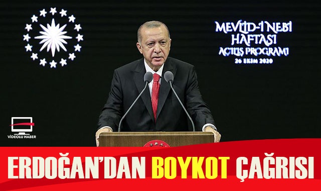 Cumhurbaşkanı Erdoğan: Sakın Fransız markaları satın almayın