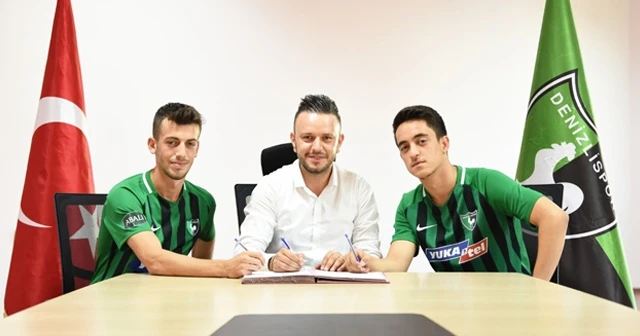 Denizlispor, altyapıdan 2 oyuncuyla daha profesyonel sözleşme imzaladı