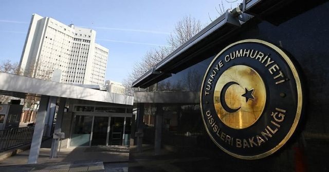 Dışişleri Bakanlığı&#039;ndan Beyrut Büyükelçiliği önündeki eyleme kınama