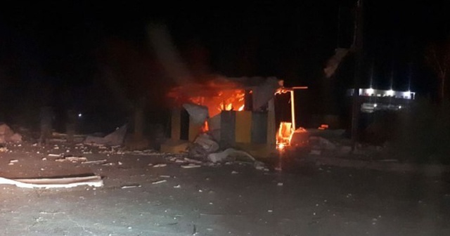 El Bab&#039;ta bomba yüklü bir araç patladı