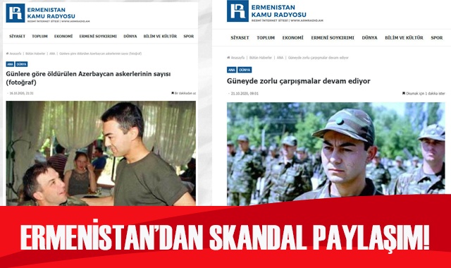 Ermenistan&#039;dan skandal Serdar Ortaç paylaşımı