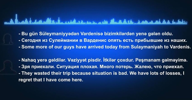 Ermenistan için savaşan PKK&#039;lıların telsiz konuşmaları yayınlandı