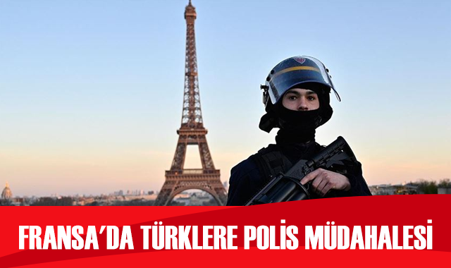 Fransa&#039;da Ermeni eylemcileri protesto eden Türklere polis müdahalesi