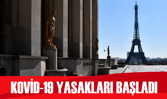 Fransa&#039;da sokağa çıkma yasağı başladı