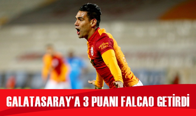Galatasaray&#039;a 3 puanı Falcao getirdi