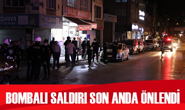 Gaziantep&#039;te bombalı saldırı son anda önlendi