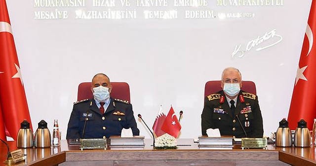 Genelkurmay Başkanı Orgeneral Güler, Katar Genelkurmay Başkanı ile araya geldi