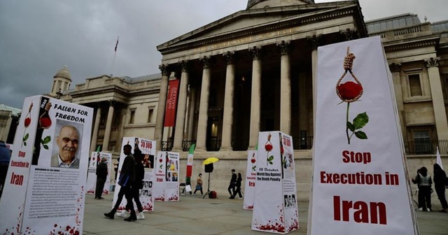 İran&#039;daki idamlar Londra&#039;da protesto edildi