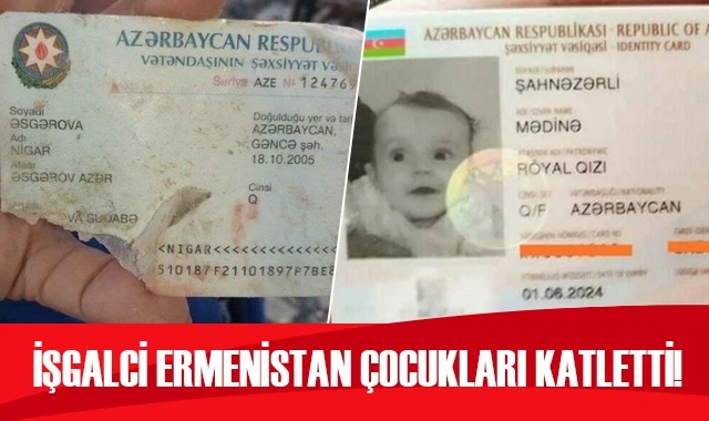 İşgalci Ermenistan çocukları katletti