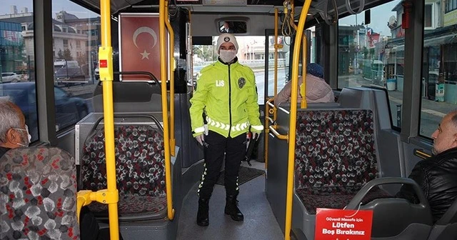 İstanbul'da toplu taşıma araçlarında Kovid-19 denetimi