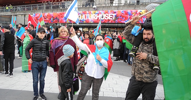 İsveç’te Ermenistan’ın Azerbaycan’a saldırıları protesto edildi