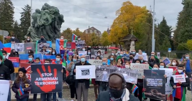 İsviçre&#039;de Ermenistan protesto edildi