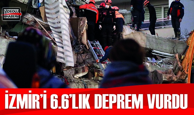 İzmir'de 6,6 büyüklüğünde deprem