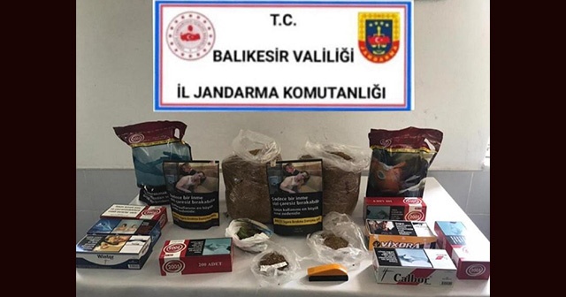 Jandarmadan kaçak tütün operasyonu