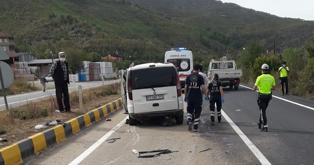 Karabük&#039;te trafik kazası: 1 yaralı