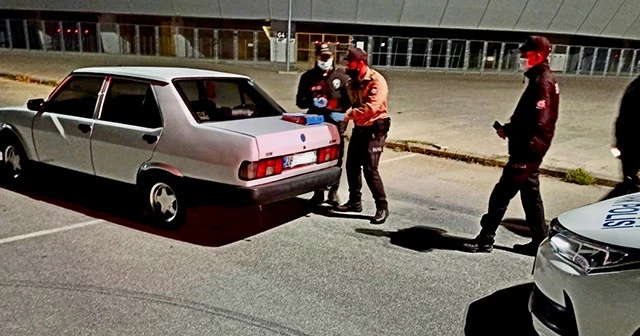 Karantinada olması gereken kişi drift yaparken yakalandı